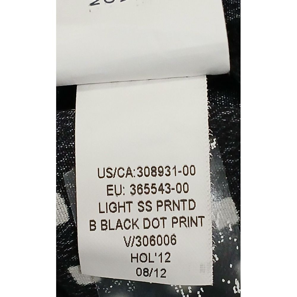 Gap‎ Womens short sleeve Black Dot Print mini dress V Neck size Small - Picture 5 of 10